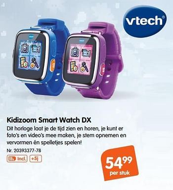 Promoties Kidizoom smart watch dx - Vtech - Geldig van 30/11/2018 tot 25/12/2018 bij Fun