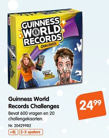 Promoties Guinness world records challenges - Blue Rocket - Geldig van 30/11/2018 tot 25/12/2018 bij Fun