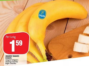 Promoties Bananen - bananes chiquita - Chiquita - Geldig van 05/12/2018 tot 11/12/2018 bij Match