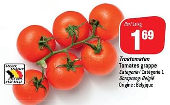 Promoties Trostomaten tomates grappe - Huismerk - Match - Geldig van 05/12/2018 tot 11/12/2018 bij Match
