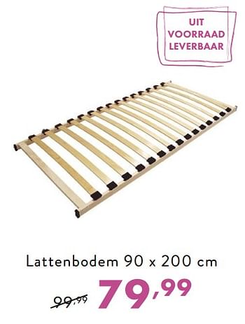 Promoties Lattenbodem - Huismerk - Baby & Tiener Megastore - Geldig van 03/12/2018 tot 08/12/2018 bij Baby & Tiener Megastore