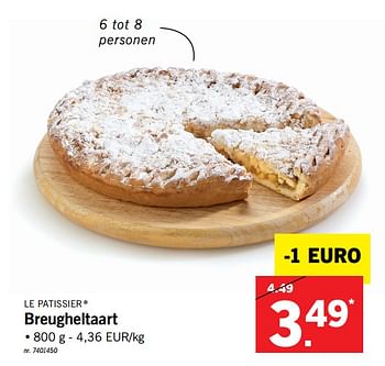 Promoties Breugheltaart - Le Patissier - Geldig van 10/12/2018 tot 15/12/2018 bij Lidl