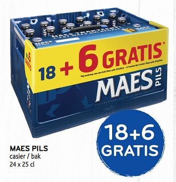 Promotions 18+6 gratis maes pils casier - Maes - Valide de 05/12/2018 à 18/12/2018 chez Alvo