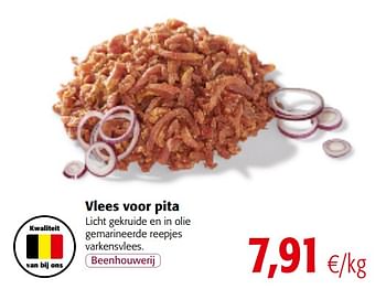 Promoties Vlees voor pita - Huismerk - Colruyt - Geldig van 05/12/2018 tot 18/12/2018 bij Colruyt
