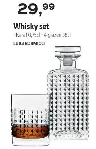 Promoties Whisky set - Luigi Bormioli - Geldig van 03/12/2018 tot 31/12/2018 bij Selexion