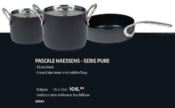 Promoties Pascale naessens - serie pure bakpan 24x7,2 cm - Serax - Geldig van 03/12/2018 tot 31/12/2018 bij Selexion
