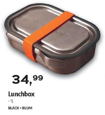 Promoties Lunchbox - Black & Blum - Geldig van 03/12/2018 tot 31/12/2018 bij Selexion