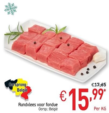 Promotions Rundvlees voor fondue - Produit maison - Intermarche - Valide de 27/11/2018 à 31/12/2018 chez Intermarche