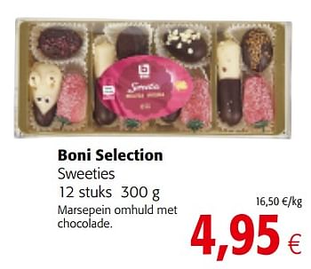 Promotions Boni selection sweeties - Boni - Valide de 05/12/2018 à 18/12/2018 chez Colruyt