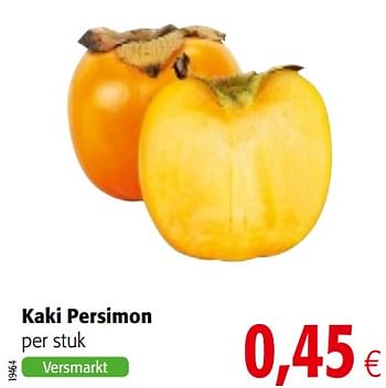 Promoties Kaki persimon - Huismerk - Colruyt - Geldig van 05/12/2018 tot 18/12/2018 bij Colruyt