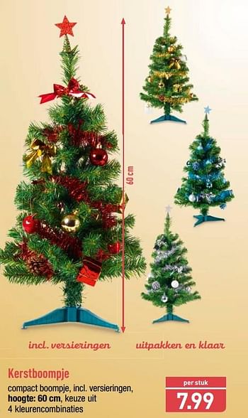 Promoties Kerstboompje - Huismerk - Aldi - Geldig van 10/12/2018 tot 15/12/2018 bij Aldi