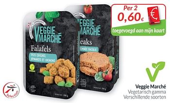 Promoties Veggie marché vegetarisch gamma - Veggie Marché - Geldig van 01/12/2018 tot 31/12/2018 bij Intermarche