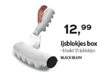 Promoties Ijsblokjes box - Black & Blum - Geldig van 03/12/2018 tot 31/12/2018 bij ShopWillems
