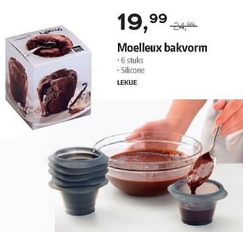 Promoties Moelleux bakvorm - Lékué - Geldig van 03/12/2018 tot 31/12/2018 bij ShopWillems