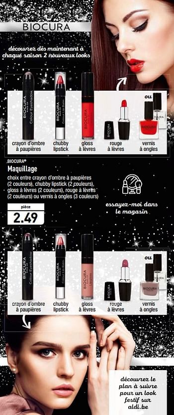 Promotions Maquillage - Biocura - Valide de 10/12/2018 à 15/12/2018 chez Aldi