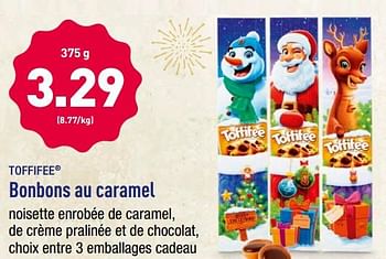 Promotions Bonbons au caramel - Toffifee - Valide de 10/12/2018 à 15/12/2018 chez Aldi