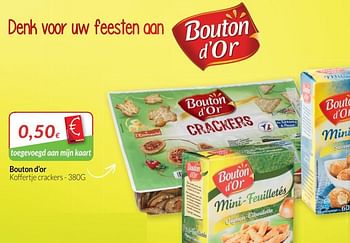 Promoties Bouton d`or koffertje crackers - Bouton D'Or - Geldig van 01/12/2018 tot 31/12/2018 bij Intermarche