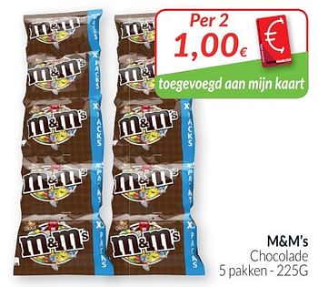 Promoties M+m`s chocolade - M&M 's - Geldig van 01/12/2018 tot 31/12/2018 bij Intermarche