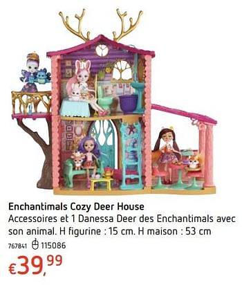 Promoties Enchantimals cozy deer house - Enchantimals  - Geldig van 11/12/2018 tot 31/12/2018 bij Dreamland