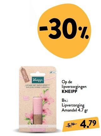 Promoties Lipverzorging amandel - Kneipp - Geldig van 05/12/2018 tot 01/01/2019 bij DI