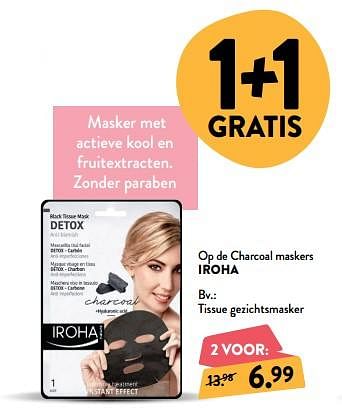 Promoties Tissue gezichtsmasker - Irohai - Geldig van 05/12/2018 tot 01/01/2019 bij DI