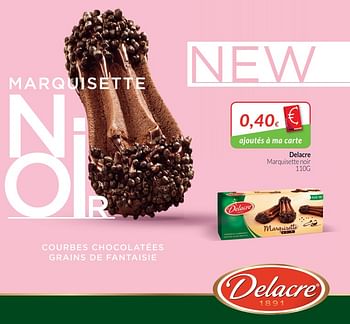 Promotions Delacre marquisette noir - Delacre - Valide de 01/12/2018 à 31/12/2018 chez Intermarche