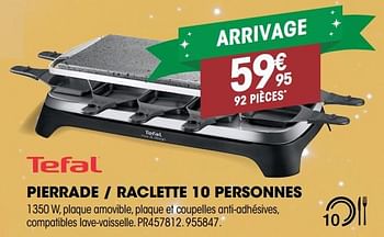 promotion Electro Depot: Tefal pierrade - raclette 10 ...