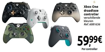 Promoties Xbox one draadloze controller - Huismerk - Carrefour  - Geldig van 05/12/2018 tot 31/12/2018 bij Carrefour
