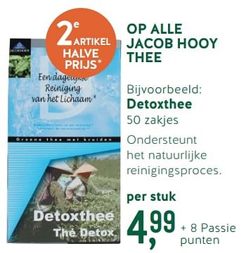 Promoties Op alle jacob hooy thee detoxthee - Jacob Hooy - Geldig van 06/12/2018 tot 01/01/2019 bij Holland & Barret