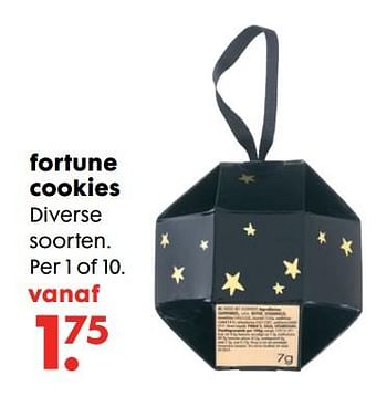 Promotions Fortune cookies - Produit maison - Hema - Valide de 07/12/2018 à 01/01/2019 chez Hema