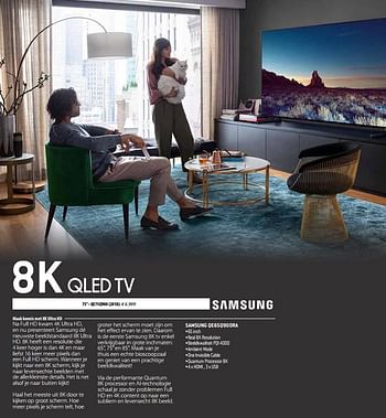 Promotions Samsung 8k qled tv qe75q900 - Samsung - Valide de 03/12/2018 à 31/12/2018 chez Exellent