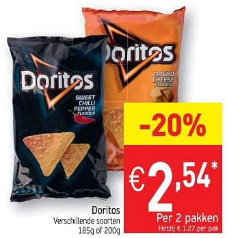 Promoties Doritos - Doritos - Geldig van 11/12/2018 tot 16/12/2018 bij Intermarche