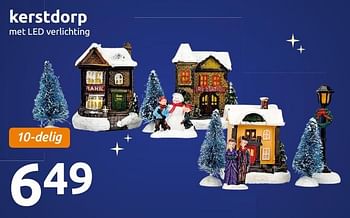 Promoties Kerstdorp - Huismerk - Action - Geldig van 12/12/2018 tot 18/12/2018 bij Action