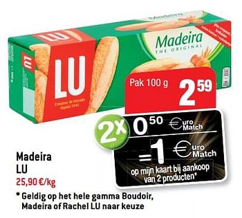 Promoties Madeira lu - Lu - Geldig van 12/12/2018 tot 19/12/2018 bij Smatch