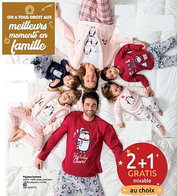 Promoties Pyjama homme - Huismerk - Carrefour  - Geldig van 05/12/2018 tot 31/12/2018 bij Carrefour