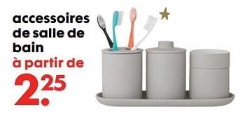 Promotions Accessoires de salle de bain - Produit maison - Hema - Valide de 07/12/2018 à 01/01/2019 chez Hema