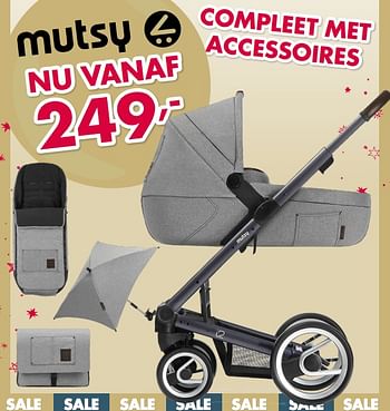 Promoties Mutsy - Mutsy - Geldig van 09/12/2018 tot 15/12/2018 bij Baby & Tiener Megastore