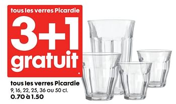 Promotions Tous les verres picardie - Produit maison - Hema - Valide de 07/12/2018 à 01/01/2019 chez Hema