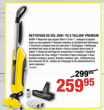 Promotions Kärcher nettoyeur de sol 2en1 `fc 5 yellow` premium - Kärcher - Valide de 06/12/2018 à 31/12/2018 chez HandyHome