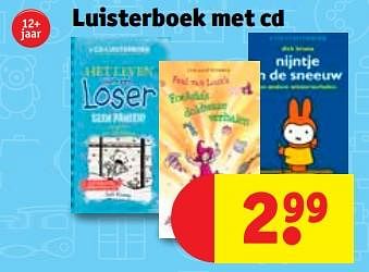 Promotions Luisterboek met cd - Produit maison - Kruidvat - Valide de 11/12/2018 à 23/12/2018 chez Kruidvat