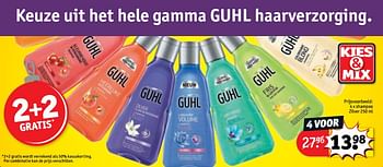 Promotions Shampoo zilver - Guhl - Valide de 11/12/2018 à 23/12/2018 chez Kruidvat
