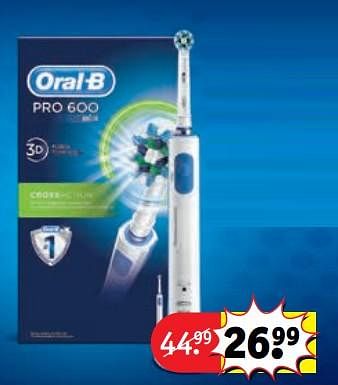 Promoties Elektrische tandenborstels van oral-b - Oral-B - Geldig van 11/12/2018 tot 23/12/2018 bij Kruidvat