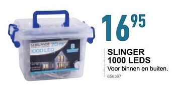 Promoties Slinger 1000 leds - Huismerk - Trafic  - Geldig van 12/12/2018 tot 16/12/2018 bij Trafic