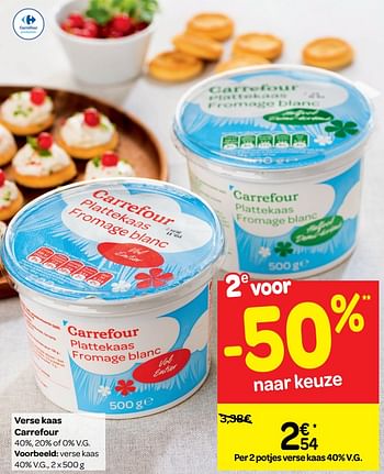 Promoties Verse kaas - Huismerk - Carrefour  - Geldig van 12/12/2018 tot 17/12/2018 bij Carrefour