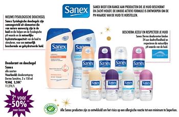 Promoties Deodorantspray dermo sensitive - Sanex - Geldig van 11/12/2018 tot 31/12/2018 bij Carrefour