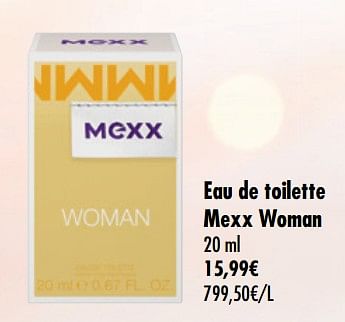 Promotions Eau de toilette mexx woman - Mexx - Valide de 11/12/2018 à 31/12/2018 chez Carrefour