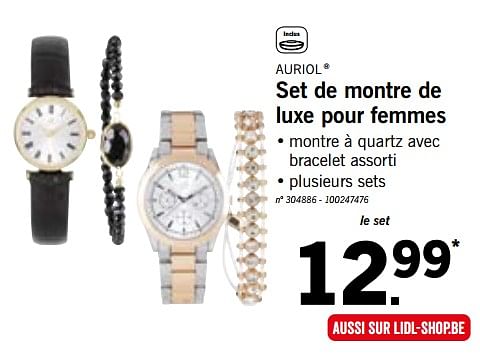 Auriol Auriol set de montre de luxe pour femmes En promotion