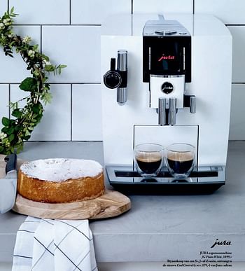 Promoties Jura espressomachine jg piano white - Jura - Geldig van 23/11/2018 tot 24/12/2018 bij De Bijenkorf