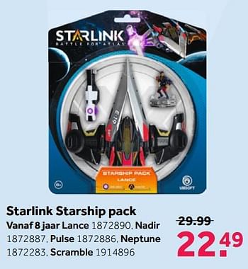 Promoties Starlink starship pack - Ubisoft - Geldig van 10/12/2018 tot 26/12/2018 bij Intertoys