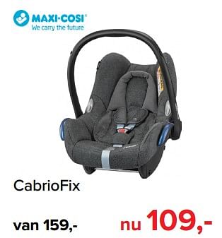 Promoties Cabriofix - Maxi-cosi - Geldig van 12/12/2018 tot 29/12/2018 bij Baby-Dump